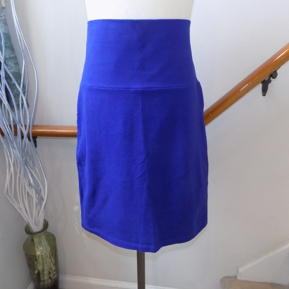 XXI Blue Pencil Skirt Stretch Size Large